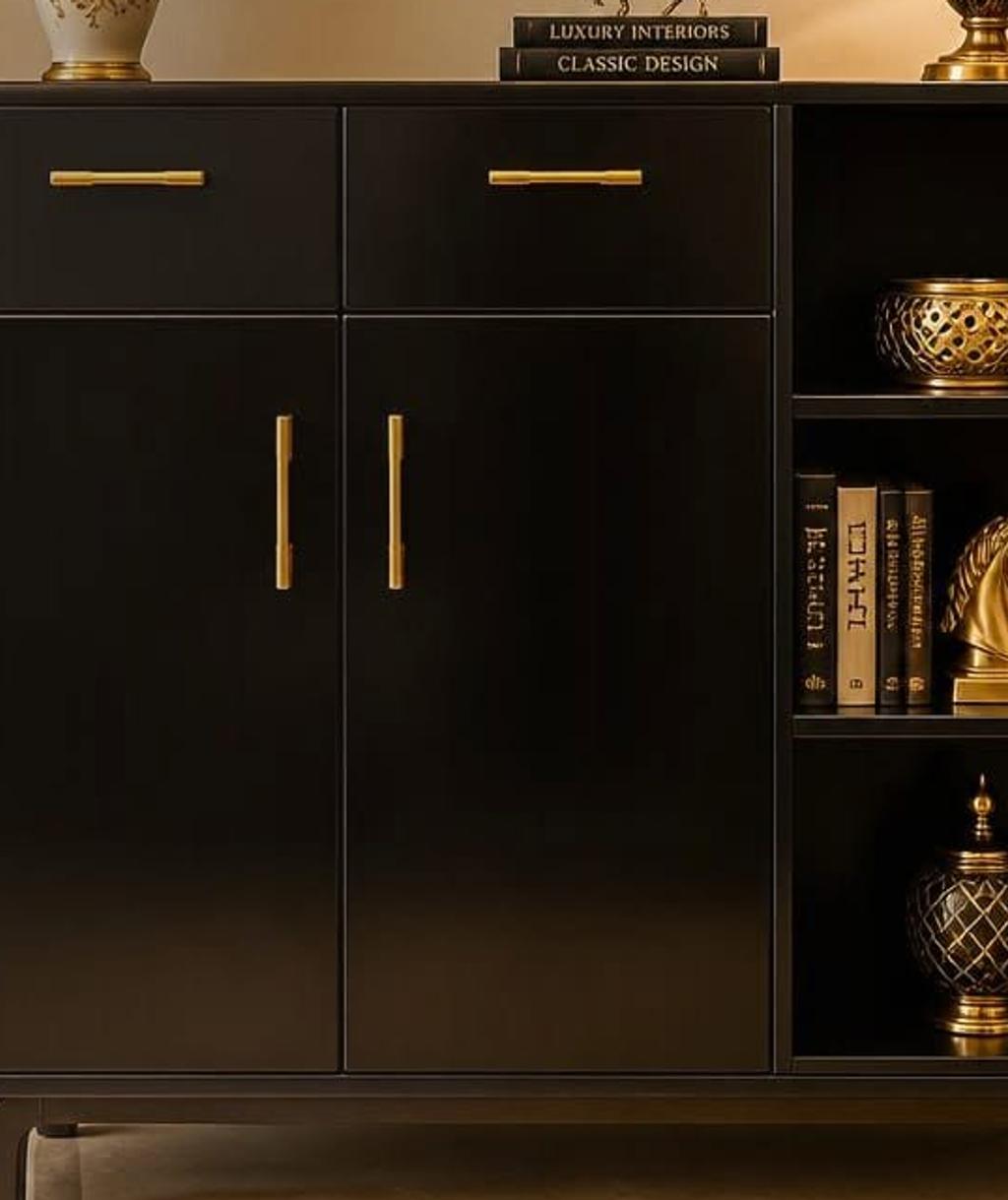 Black & Gold Cabinet